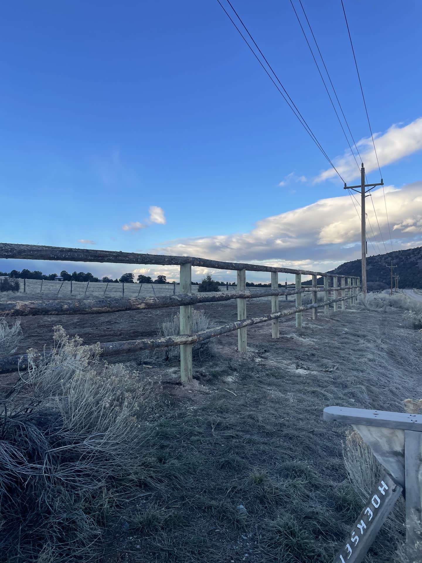 Wooden fence installation project